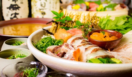 大阪自由行心齋橋必吃海鮮大餐蟹しぐれ別館葉隠