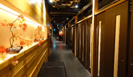 蟹しぐれ別館葉隠店內如同日式料亭
