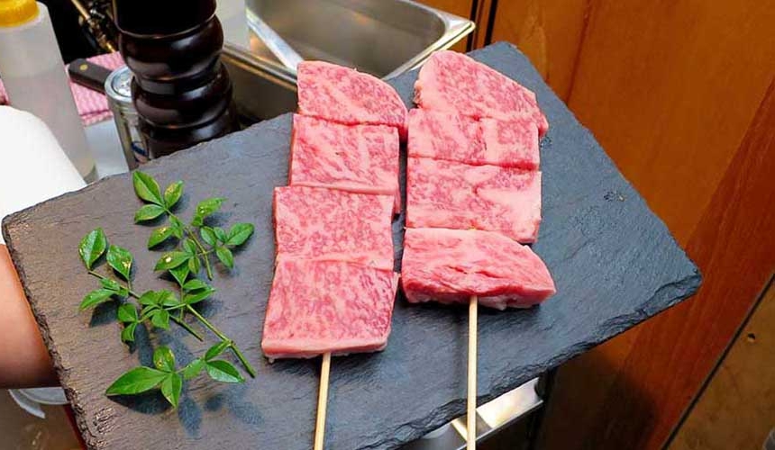 肉星的松阪牛肉雪花脂肪多汁