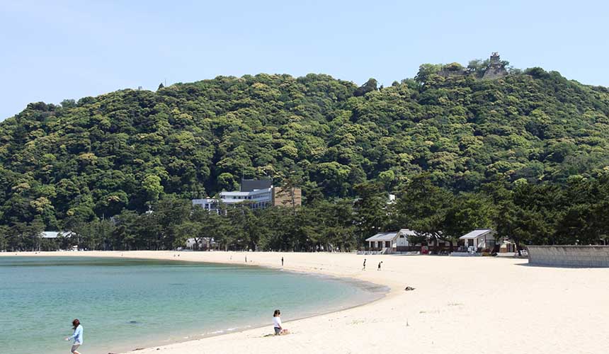淡路島的大浜海水浴場