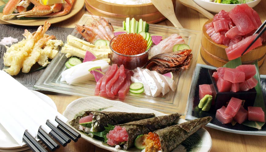 大阪天王寺「魚壱商店」海鮮居酒屋,享用和歌山漁港直送超大份量厚切鮪魚生魚片