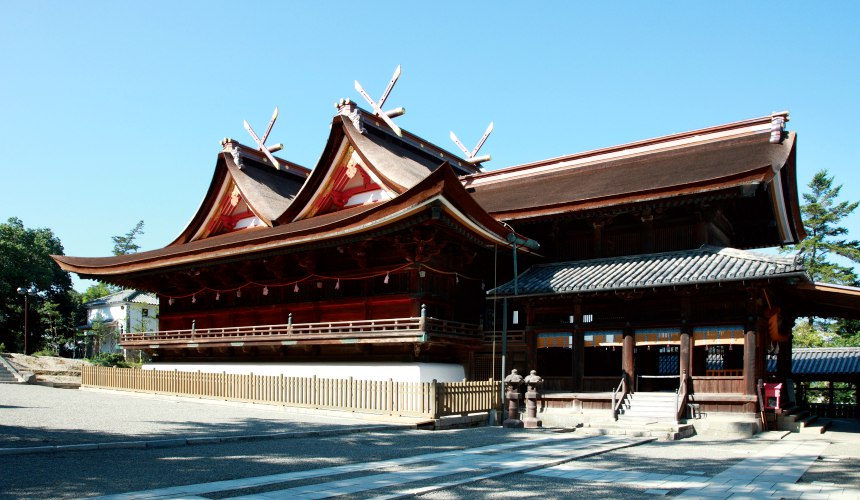 日本山陽山陰岡山自駕租車推薦「TOYOTA Rent a Car」,開車去「吉備津神社」遊玩