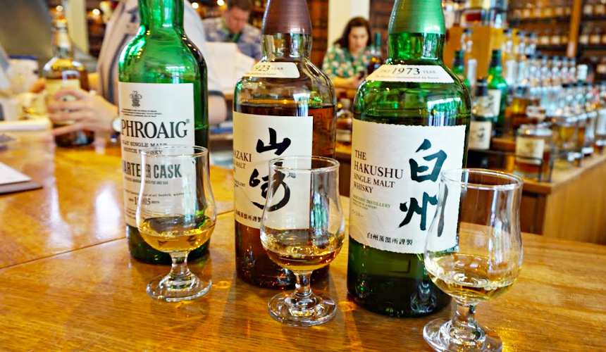 山崎蒸餾所試飲