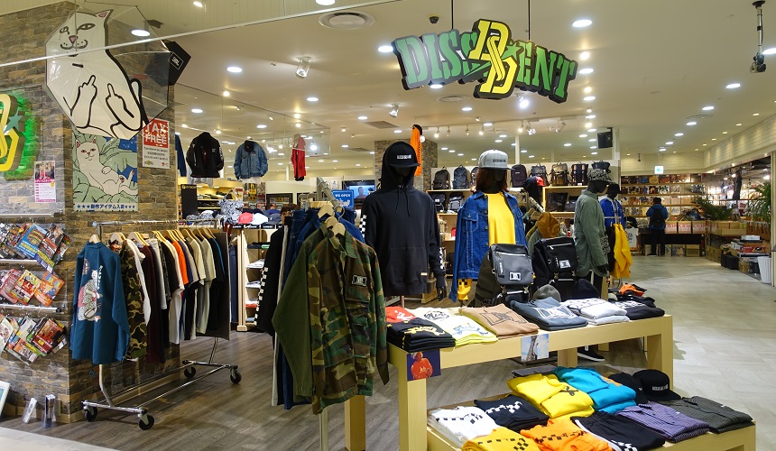 關西大阪自由行推薦行程:大阪美國村「BIG STEP」必逛店鋪知名潮牌「DISSIDENT」