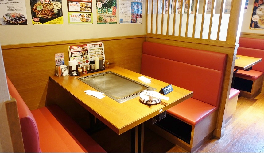 大阪道頓堀推薦章魚燒名店「たこ八」(TAKOHACHI)三樓半開放式空間