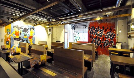 道頓堀居酒屋美食酒吧「大阪牙買加」的店內用餐空間