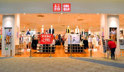 大阪關西機場附近大型購物中心「AEON MALL永旺夢樂城臨空泉南」的UNIQLO