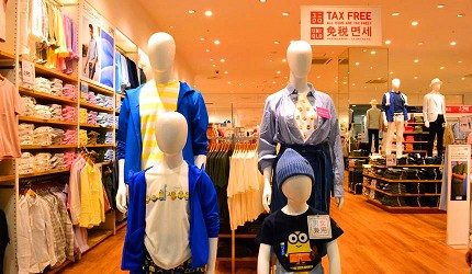 大阪關西機場附近大型購物中心「AEON MALL永旺夢樂城臨空泉南」的UNIQLO