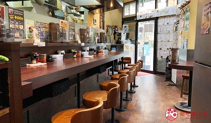 大阪難波香醇拉麵推薦「麵屋NORIO」的店內環境
