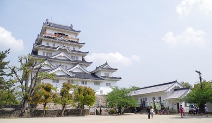 搭乘井原線到廣島福山市的福山城天守閣