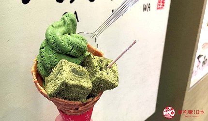 京都錦市場抹茶蕨餅