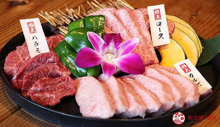 大阪难波吃烧肉就来这！「海千山千番长GEMS难波店」 A5和牛、牛舌、海鲜通通有