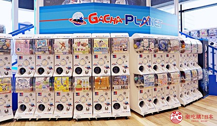 大阪难波推荐家电商场「爱电王」6楼日式駄菓子、扭蛋星球楼层一景