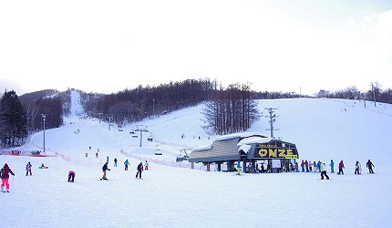 日本關西北海道新潟滑雪自由行滑雪場推薦5選之一的SNOW CRUISE ONZE的滑雪場